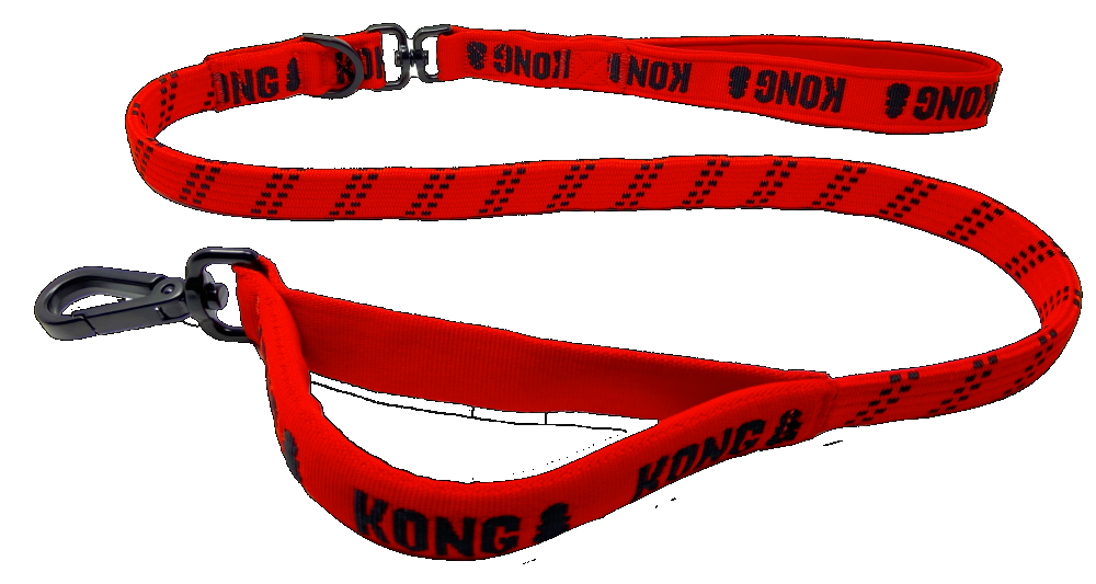 KONG Zero-shock leash  One Size Red