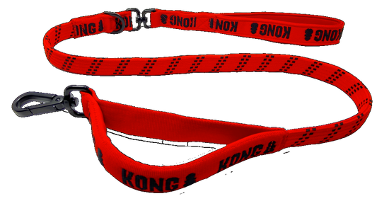 KONG Zero-shock leash  One Size Red