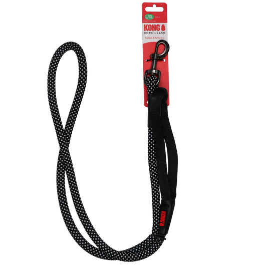 KONG Rope leash  One Size Black