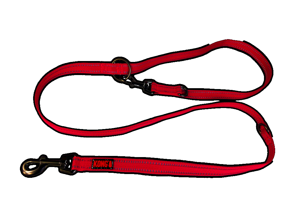 KONG Adjustable leash  L Red