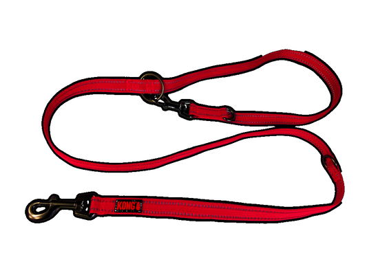 KONG Adjustable leash  L Red