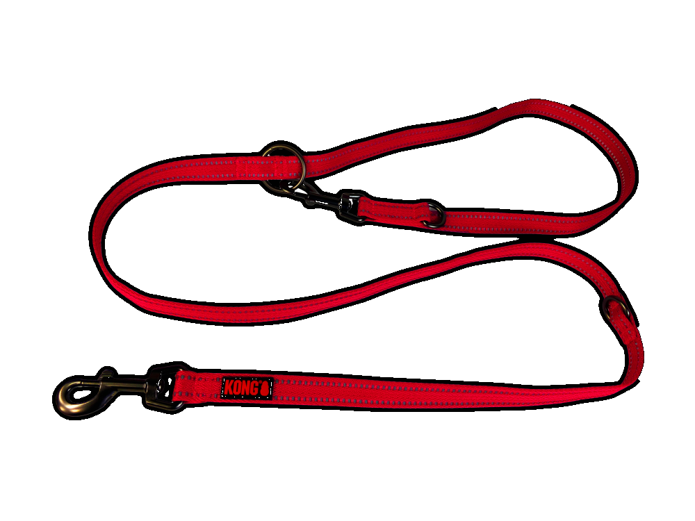 KONG Adjustable leash  M Red