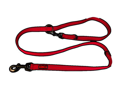 KONG Adjustable leash  M Red