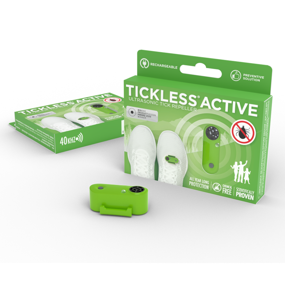 Tickless Human Active Green rechargeable