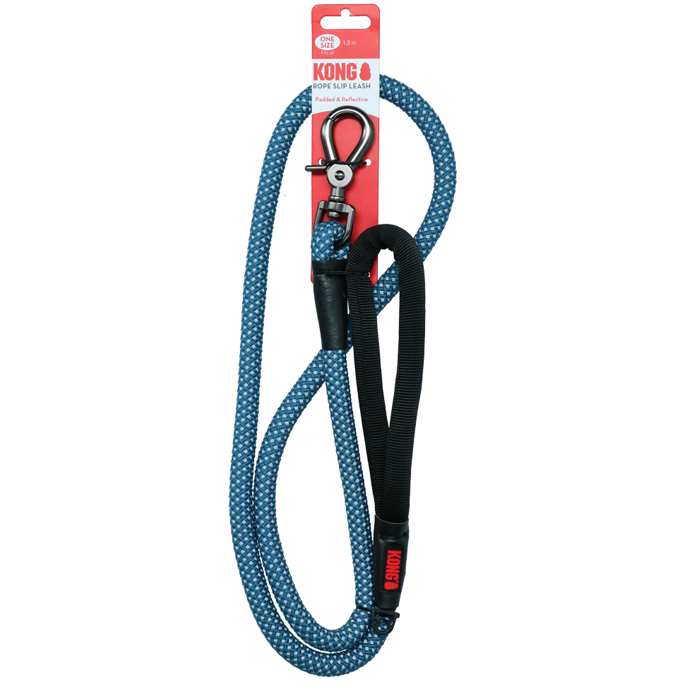 KONG Rope leash  One Size Blue