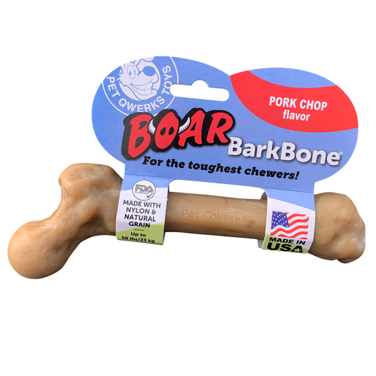 Pet Qwerks  Boar BarkBone Porkchop - XL