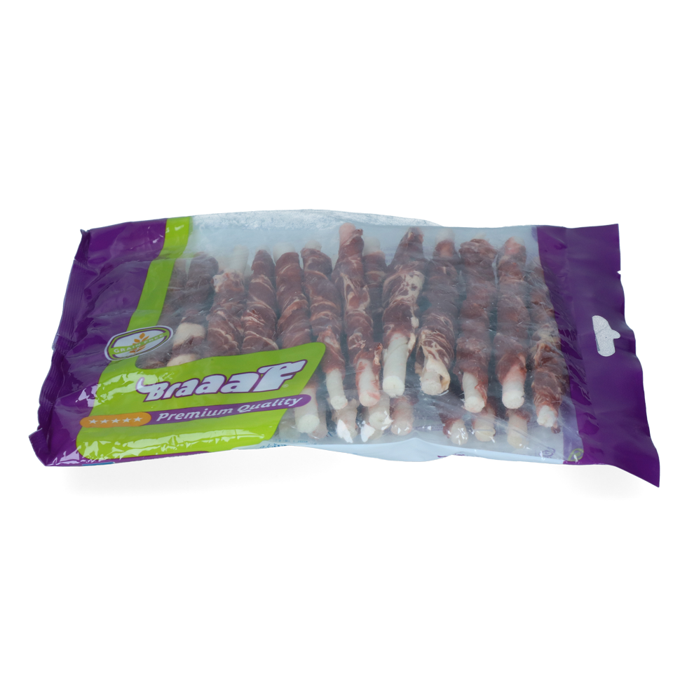 Braaaf Rollsticks 12 cm beef and fish