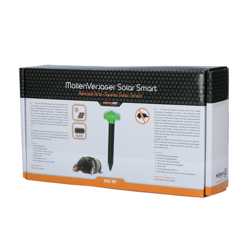 Knock Pest Mole repeller Solar Smart