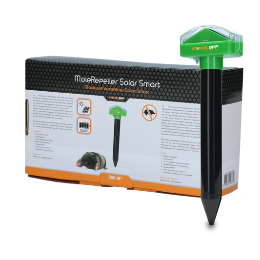 Knock Pest Mole repeller Solar Smart