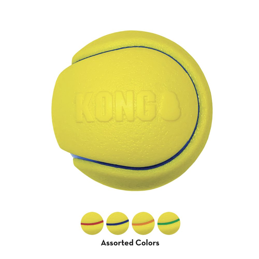 KONG Squeezz® Tennis Assorted Md 2pk