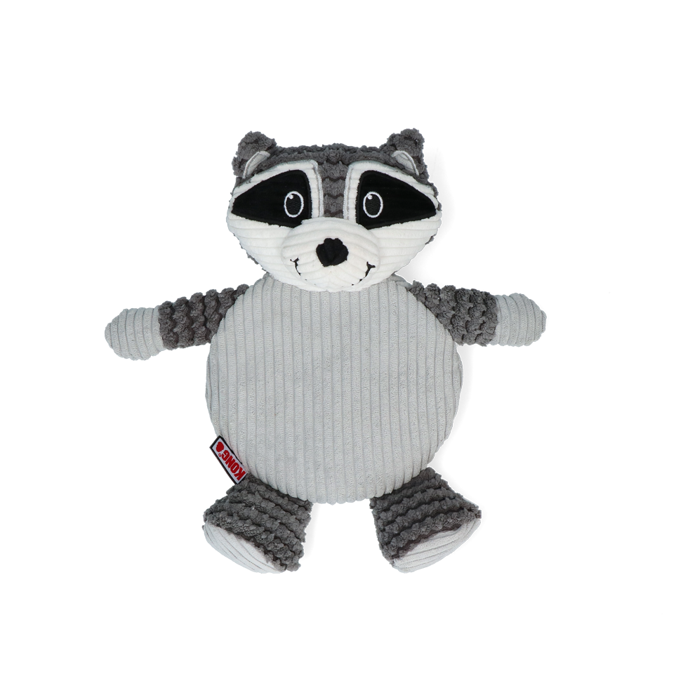 KONG Low Stuff Crackle Tummiez Raccoon Lg