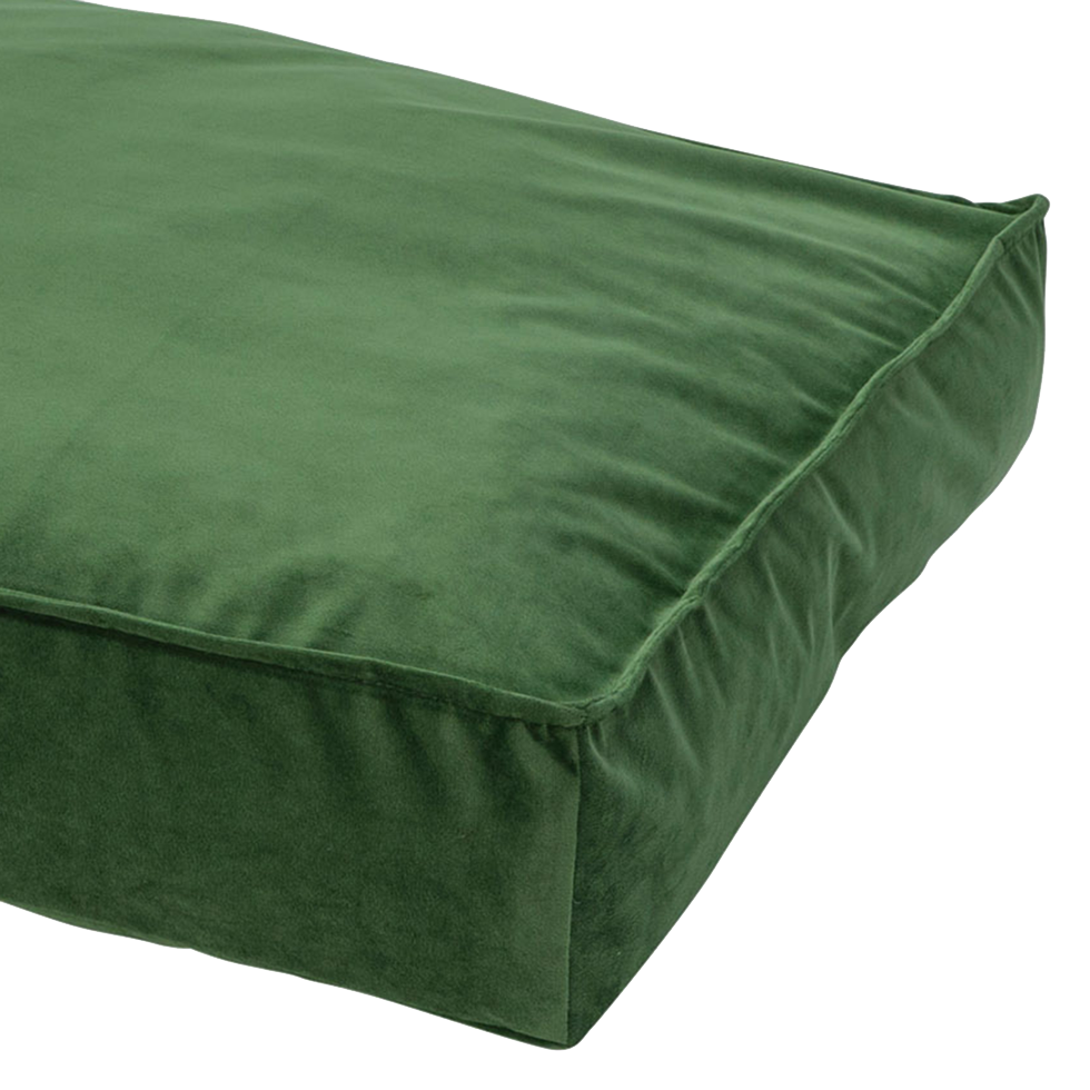 Madison Velours Lounge Cushion Green S