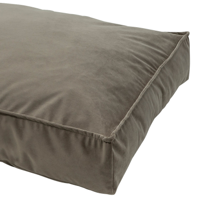 Madison Velours Lounge Cushion Taupe S