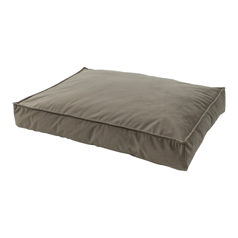 Madison Velours Lounge Cushion Taupe S