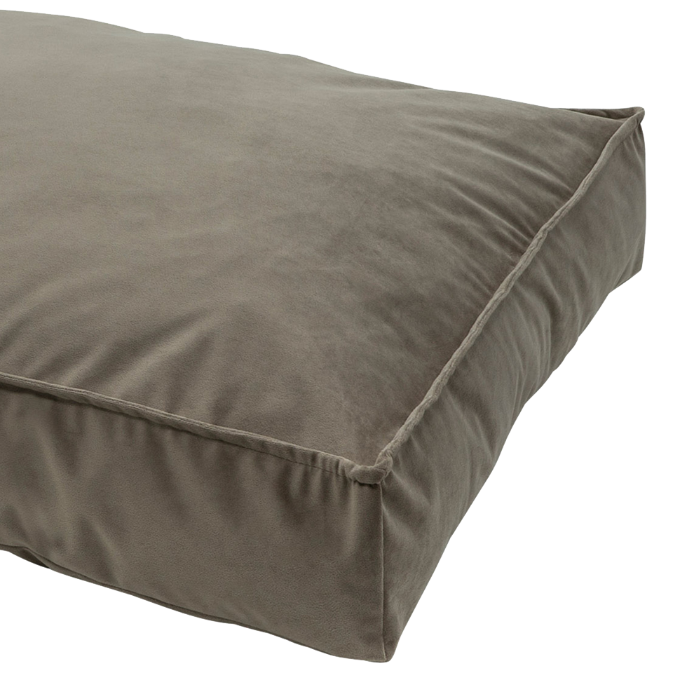 Madison Velours Lounge Cushion Taupe S