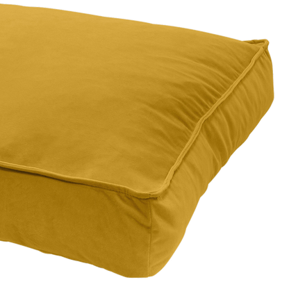 Madison Velours Lounge Cushion Yellow L