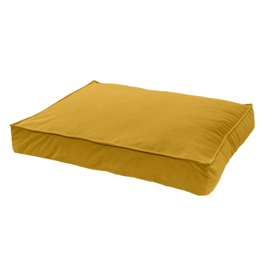 Madison Velours Lounge Cushion Yellow L