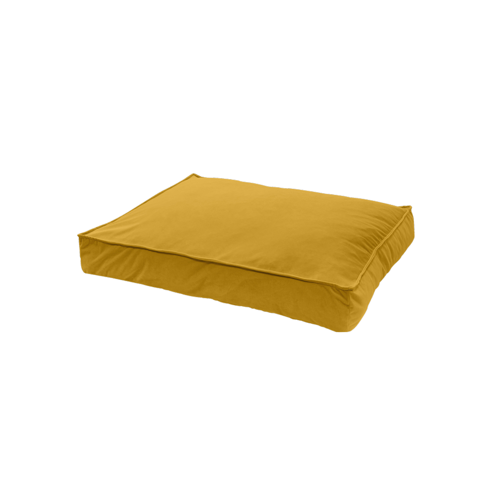 Madison Velours Lounge Cushion Yellow L