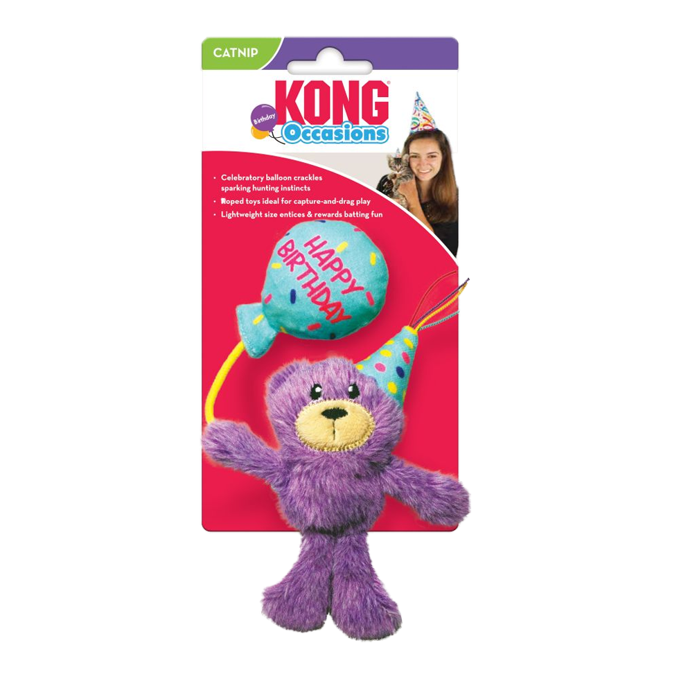 KONG Cat Occasions Birthday Teddy EU