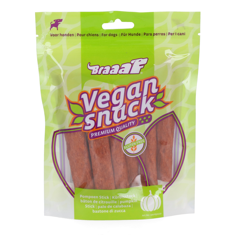 Braaaf VEGAN snack pumpkin stick 80 g