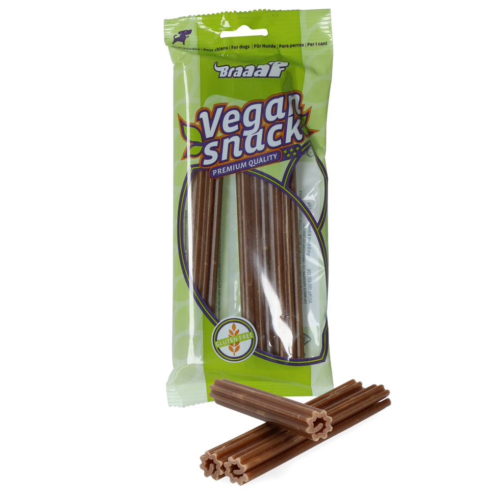 Braaaf VEGAN snack M - green 3 pcs.