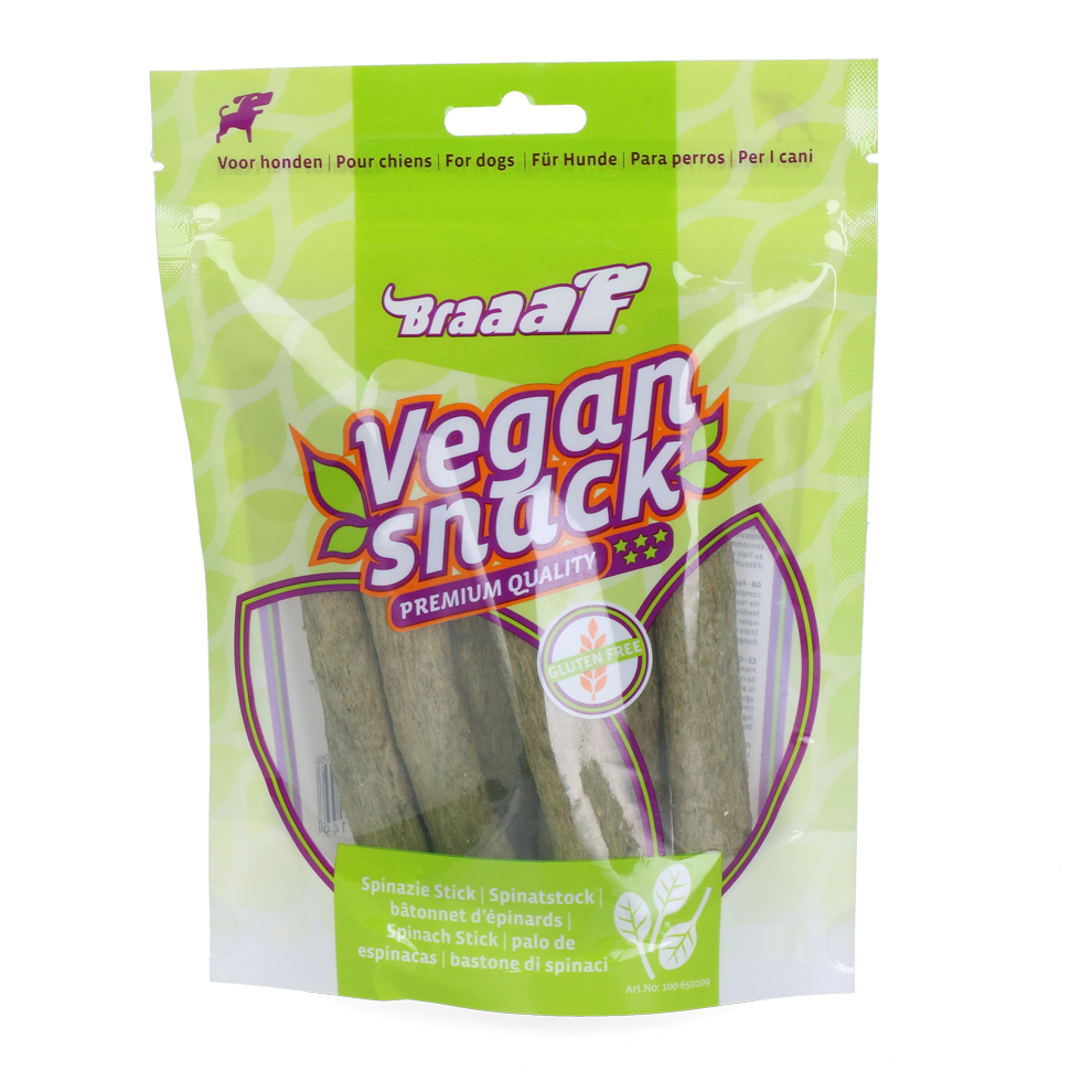 Braaaf VEGAN snack spinach stick 80 g