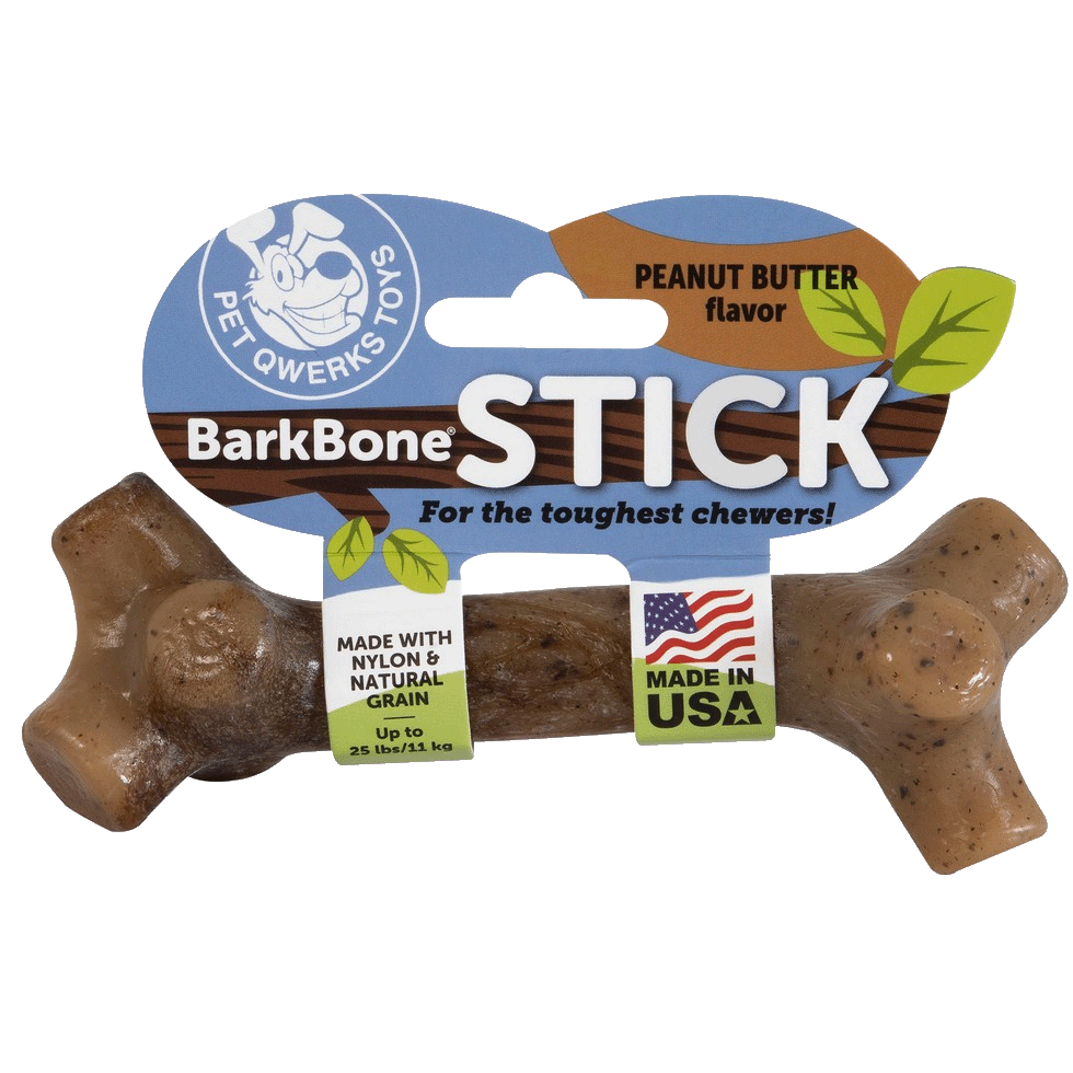 Pet Qwerks  BarkBone Stick Peanut Butter - XL