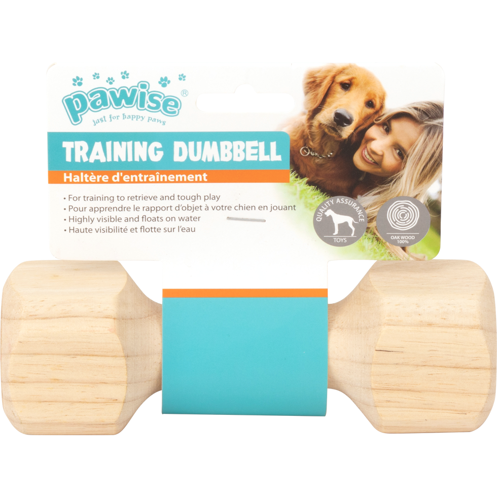 Pawise  Wooden retrieving dumbbell s-17