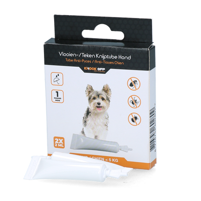 Knock Pest flea/tick squeeze tube dog &lt;5 kg NL+FR