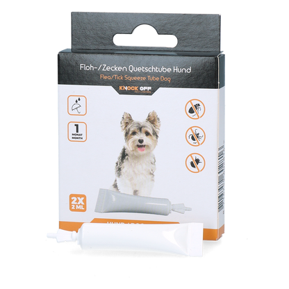 Knock Pest flea/tick squeeze tube dog &lt;5 kg NL+FR