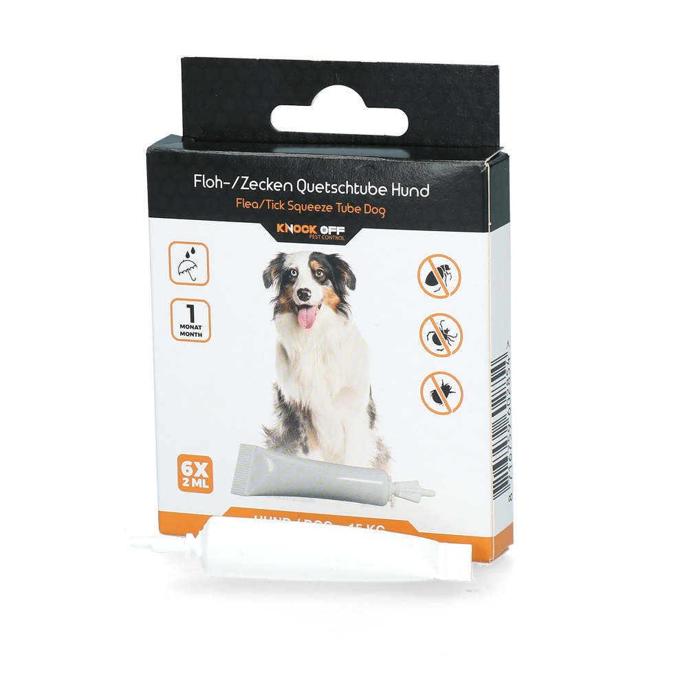 Knock Pest flea/tick squeeze tube dog &gt; 15 kg DE+GB