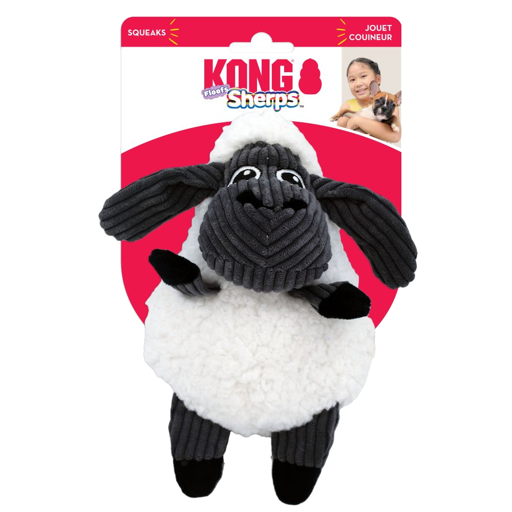 KONG Sherps Floofs Sheep Md