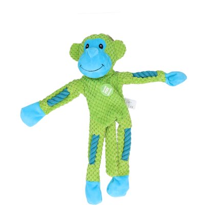 Pawise Rope leg Monkey w/multi Squeaker