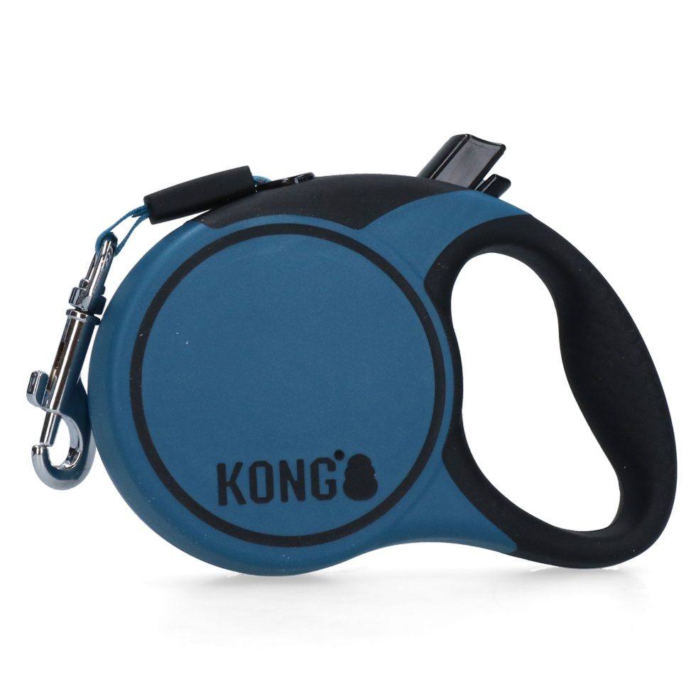 KONG Retractable Leash Terrain Blue XS (3m/12kg)