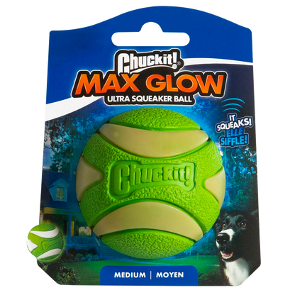 Chuckit Max Glow Ultra Squeaker