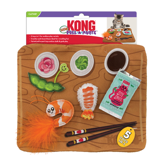 KONG Pull-A-Partz Sushi