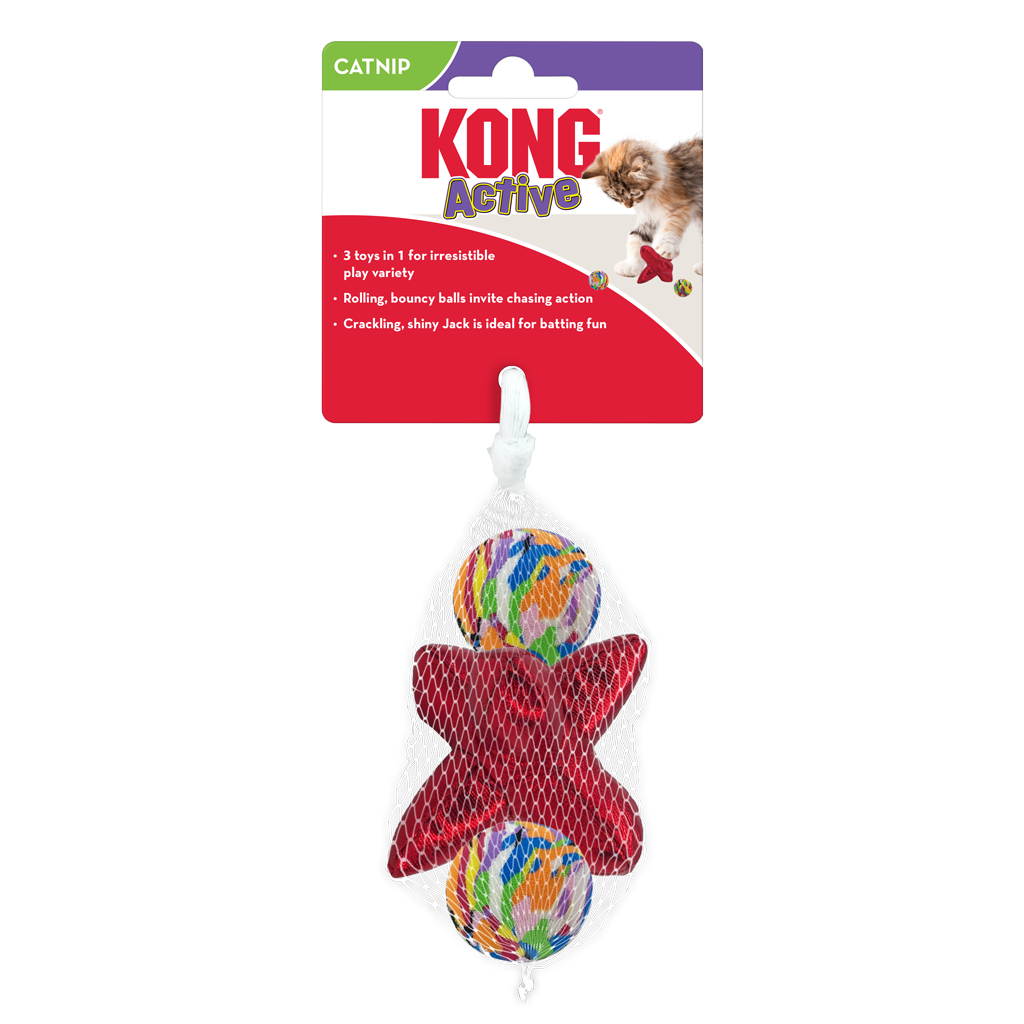 KONG Cat Active Jacks 3-pack