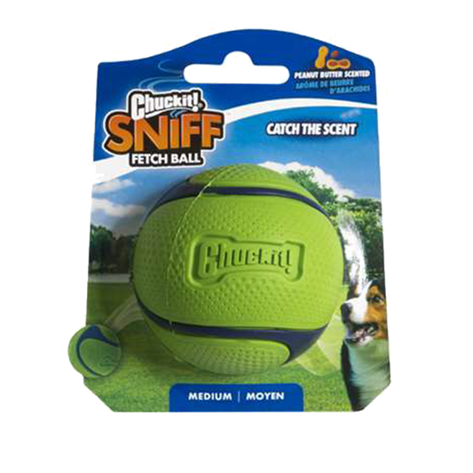 Chuckit Sniff Fetch Ball PB MD 1-pack