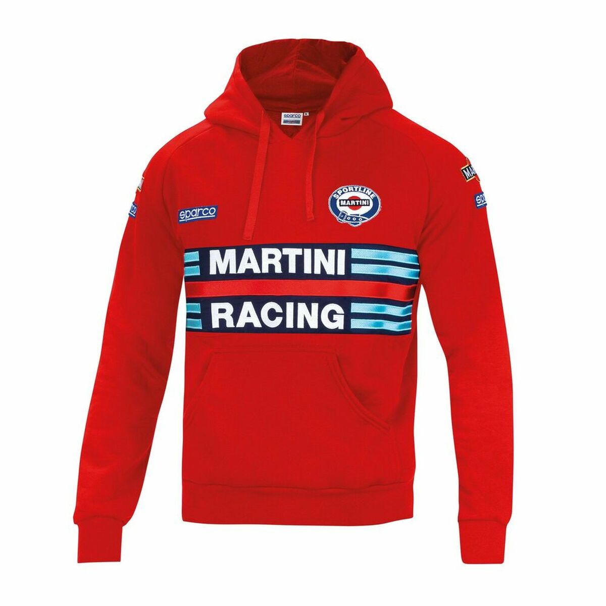 Men’s Hoodie Sparco MARTINI RACING Red Size M