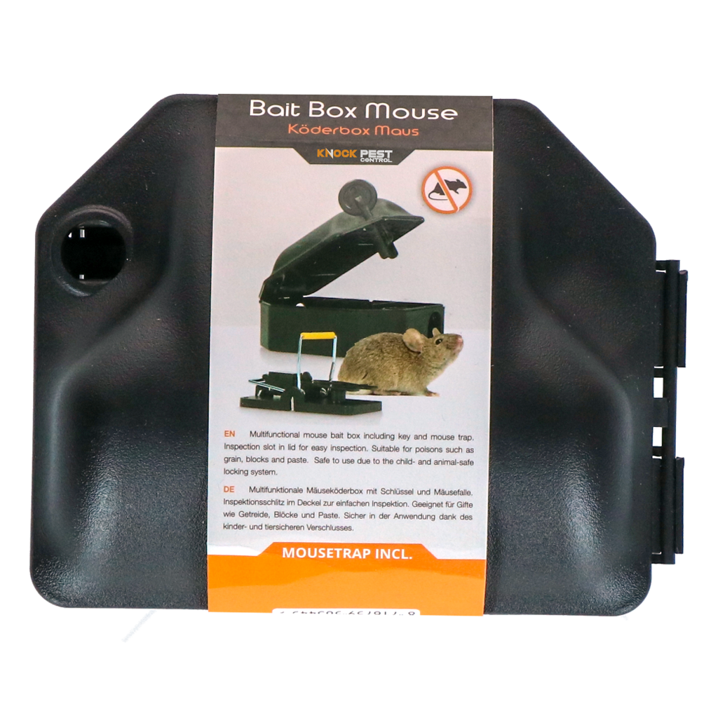 Knock Pest Baitbox Mouse with trap + key