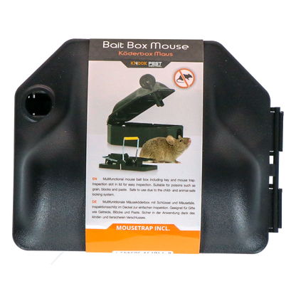 Knock Pest Baitbox Mouse with trap + key