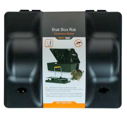 Knock Pest Baitbox Rat/Mouse Dual bait with rat trap