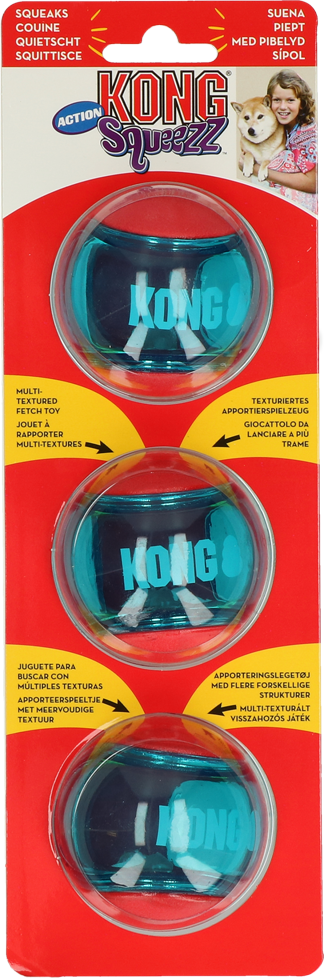 KONG Squeezz Action Red Medium