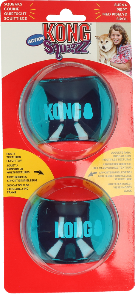 KONG Squeezz Action Red Small