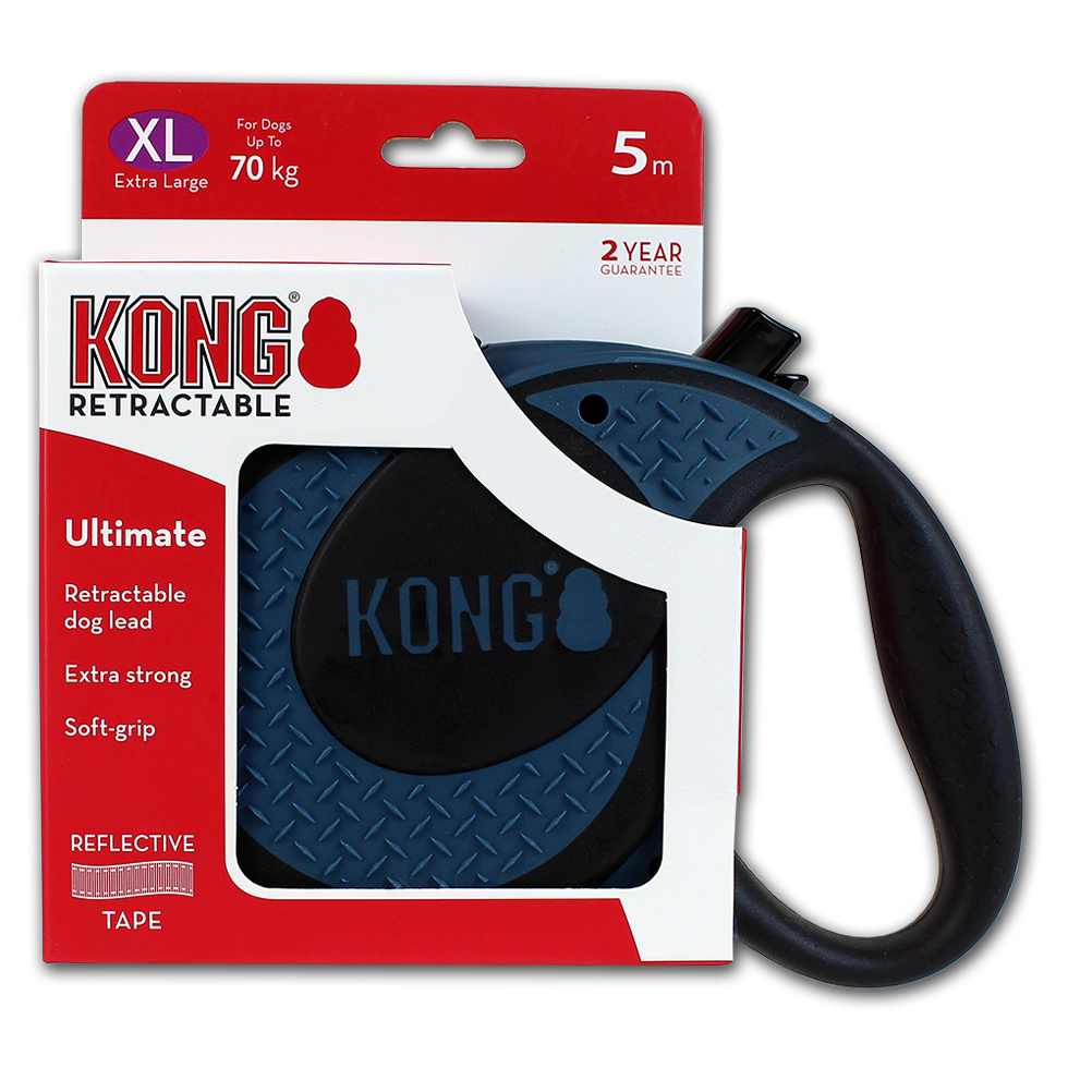 KONG Retractable Leash Ultimate Blue XL (5m/70kg)