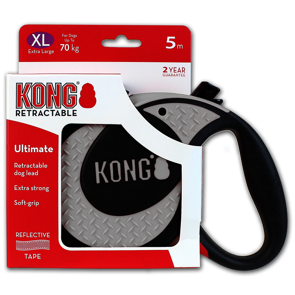 KONG Retractable Leash Ultimate Grey XL (5m/70kg)