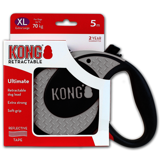 KONG Retractable Leash Ultimate Grey XL (5m/70kg)