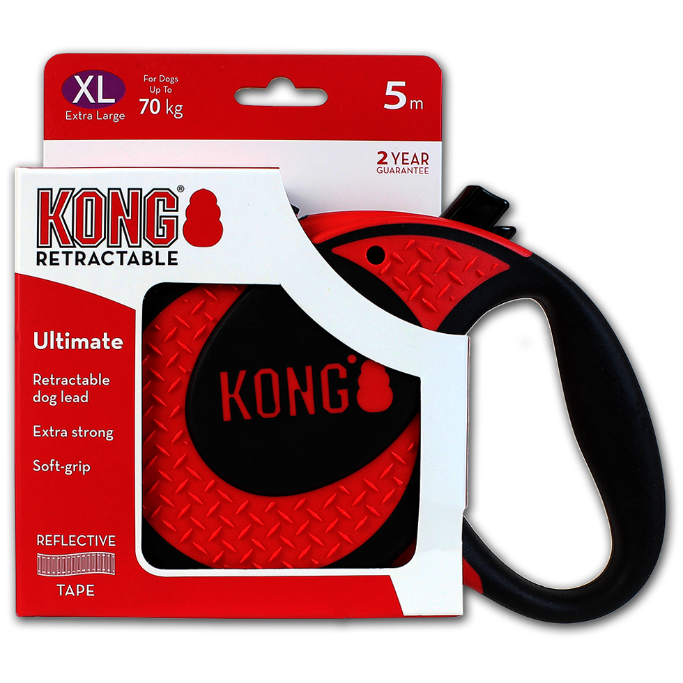 KONG Retractable Leash Ultimate Red XL (5m/70kg)