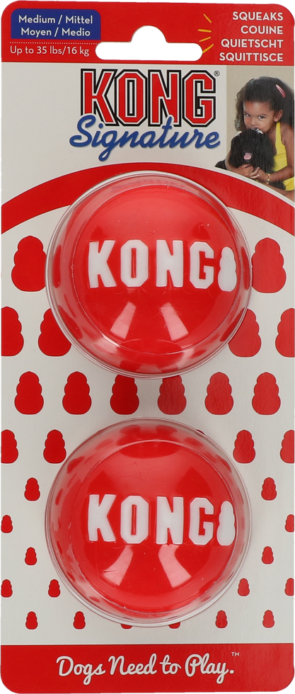 KONG Signature Balls 2-pk Md