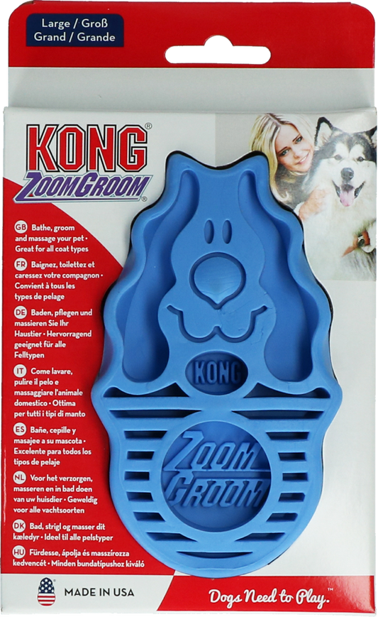 KONG ZoomGroom Boysenberry Large